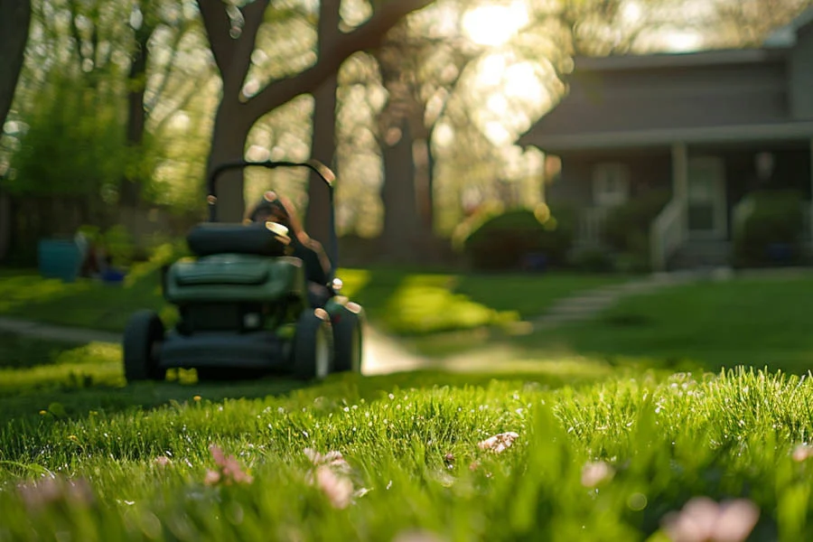 cordless self propelled lawn mowers